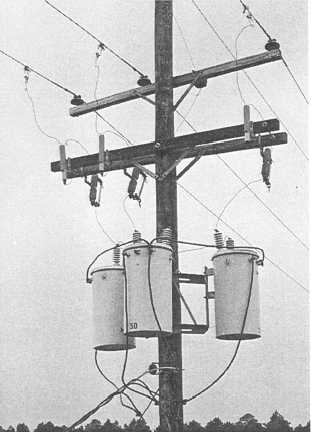 Cluster-mounted bank of transformers