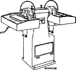 Pedestal grinder (wet type) wttb a built-in coolant system