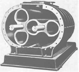 Twin-lobe rotary compressor