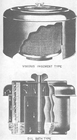 Compressor intake filters