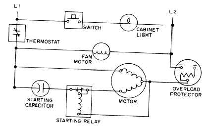 Typical hermetic system schematic wiring diagram