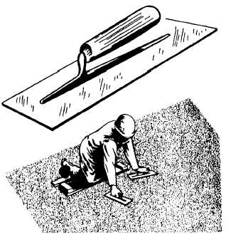 Steel finishing tools and troweling operations