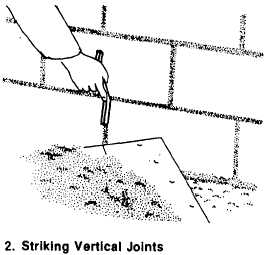 Tooling mortar joints