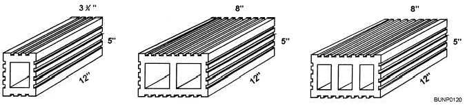 Standard shapes of side-construction building tiles