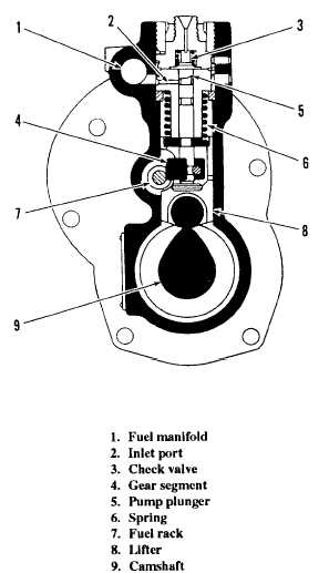Compact fuel injection pump