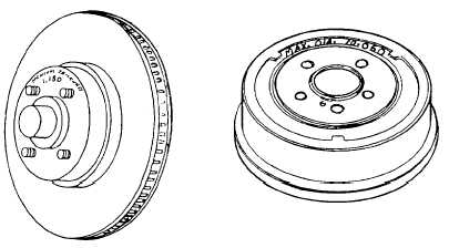 Examples of specifications cast into brake drums