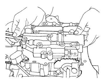 Removing the control valve assembly