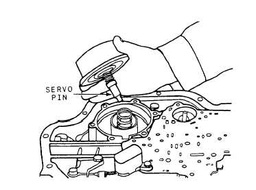 Removing the rear servo assembly