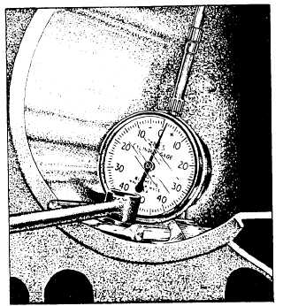 Dial indicator for measuring cylinders
