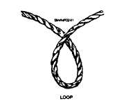 A wire rope loop
