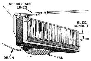 Blower-type evaporator