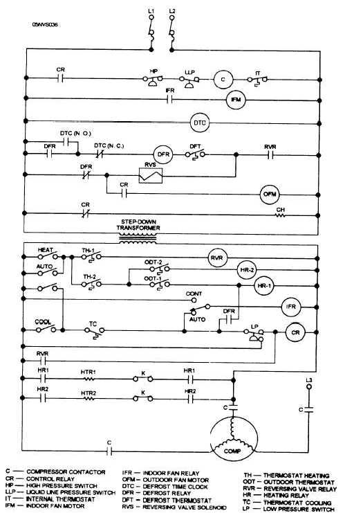 Heat pump schematic. 14-18(B)