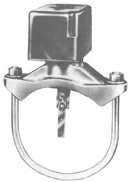Vane type of water-flow detector