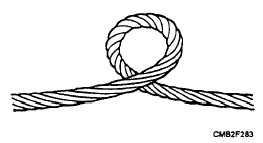 Wire rope loop