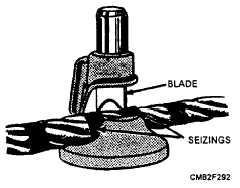 Hammer-type wire rope cutter