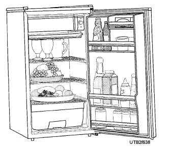 Single door fresh food refrigerator